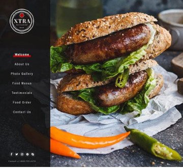 sales landing pages food